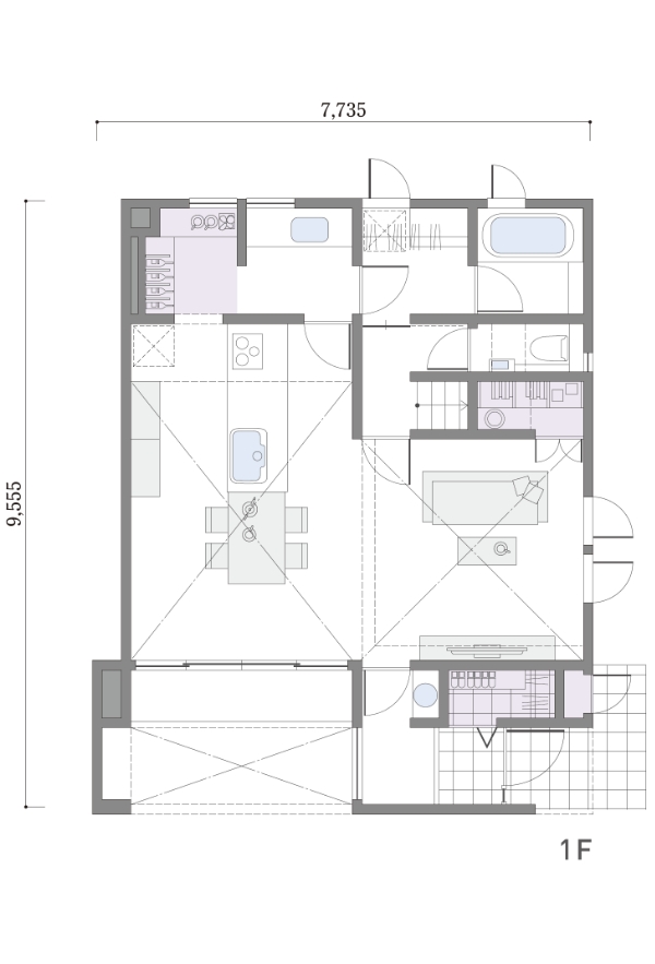 1F間取り図