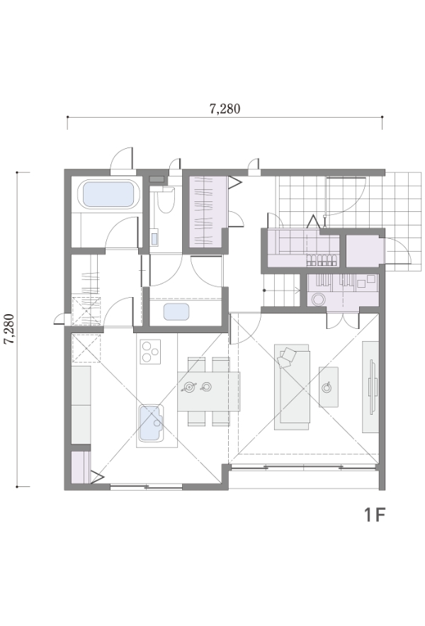 1F間取り図